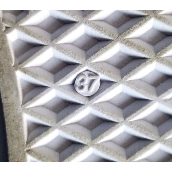 NATALY MENDEZ Brown Leopard Sneakers Sz 37 7 Lace Up Leather Calf Hair - Picture 12 of 15